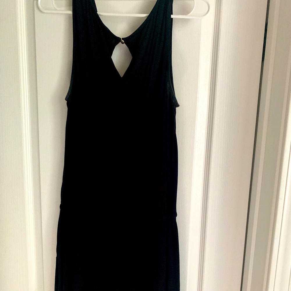 Black slinky fit romper